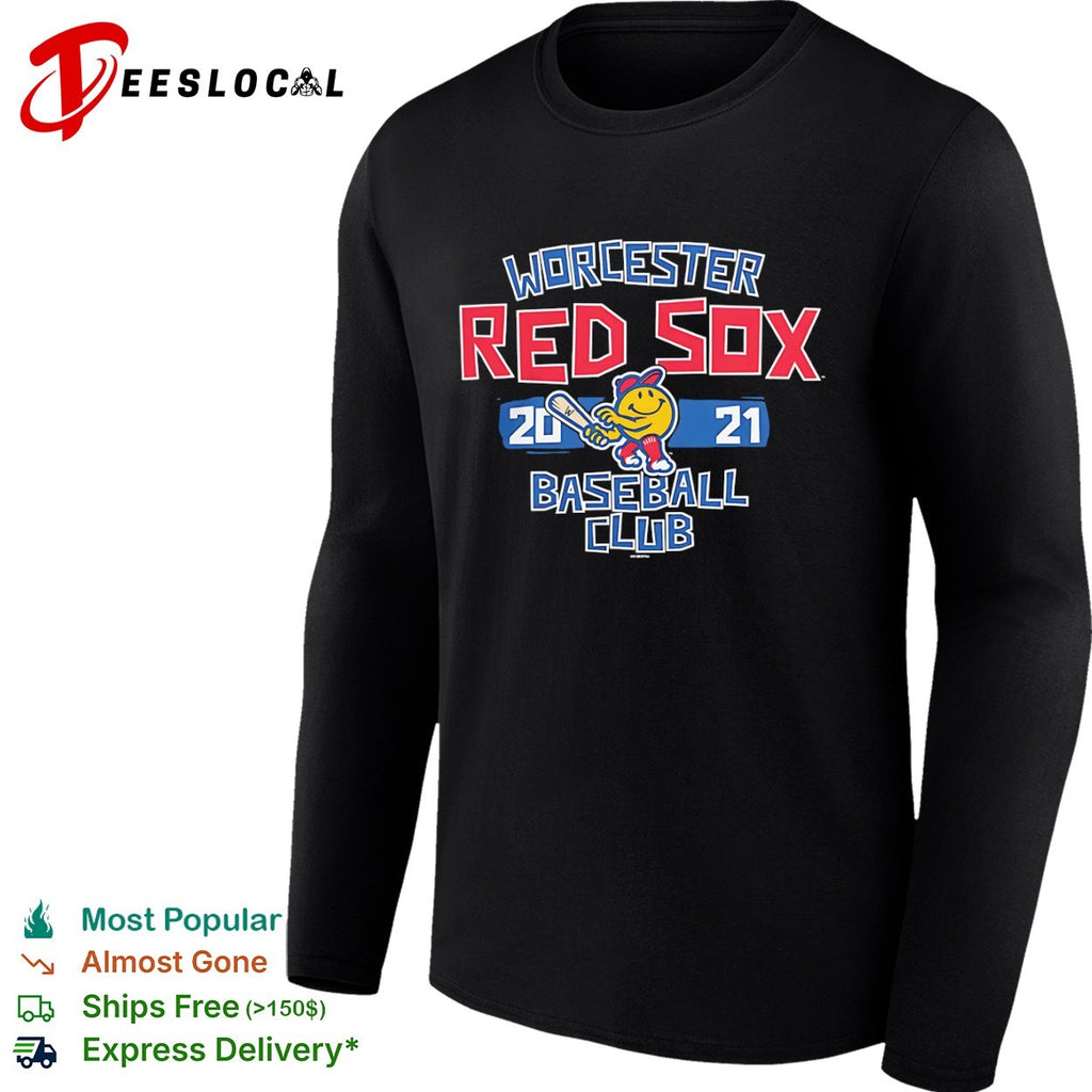 Worcester Red Sox 2021 Baseball Club Smiley Face shirt