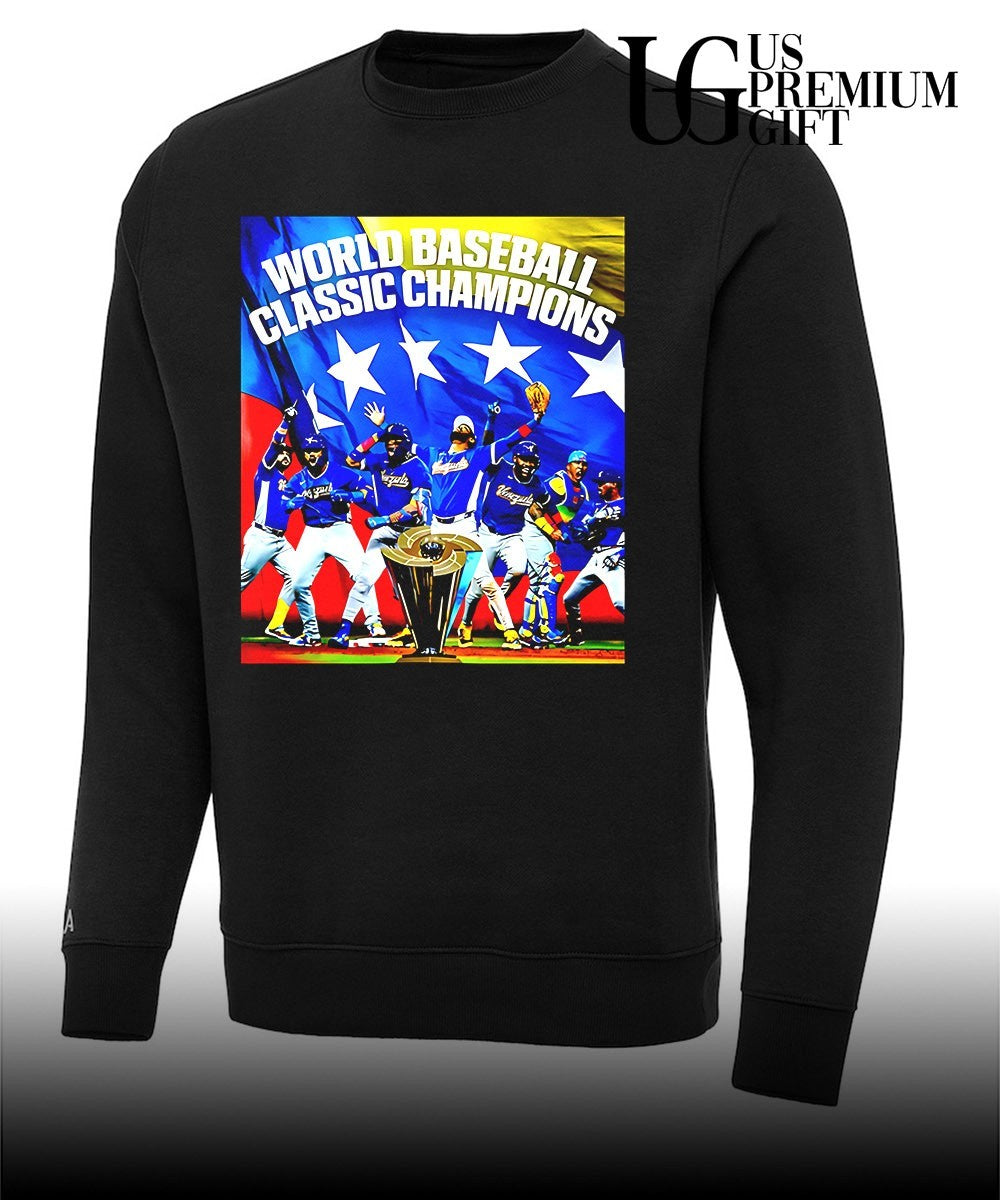 World Baseball Classic 2026 Venezuelas Team Champions glory moment shirt