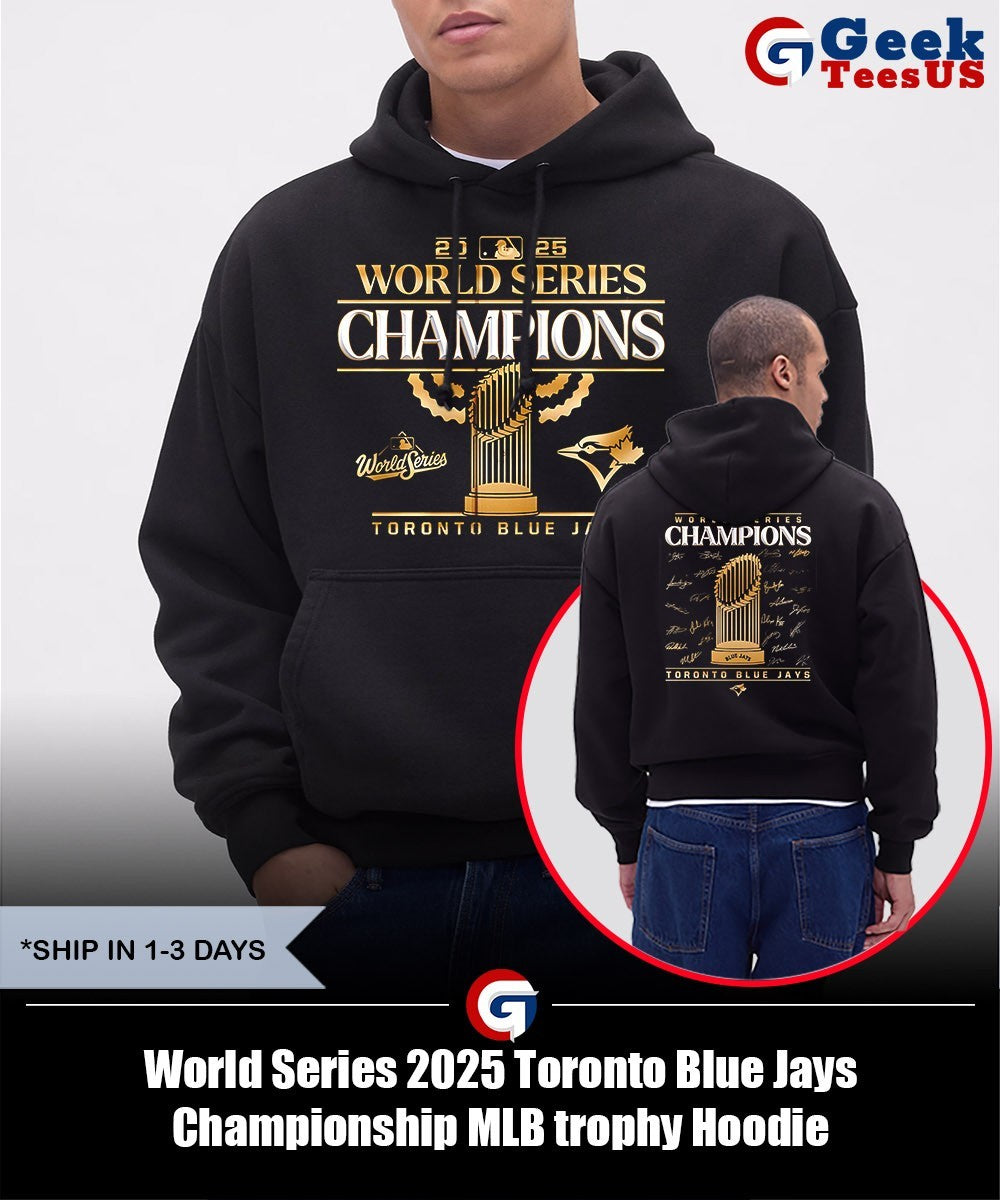World Series 2025 Toronto Blue Jays Championship MLB trophy shirt
