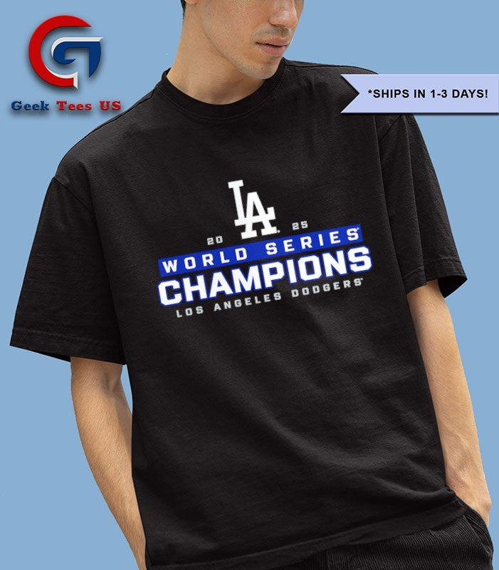 World Series Champions Los Angeles Dodgers 2025 signature shirt