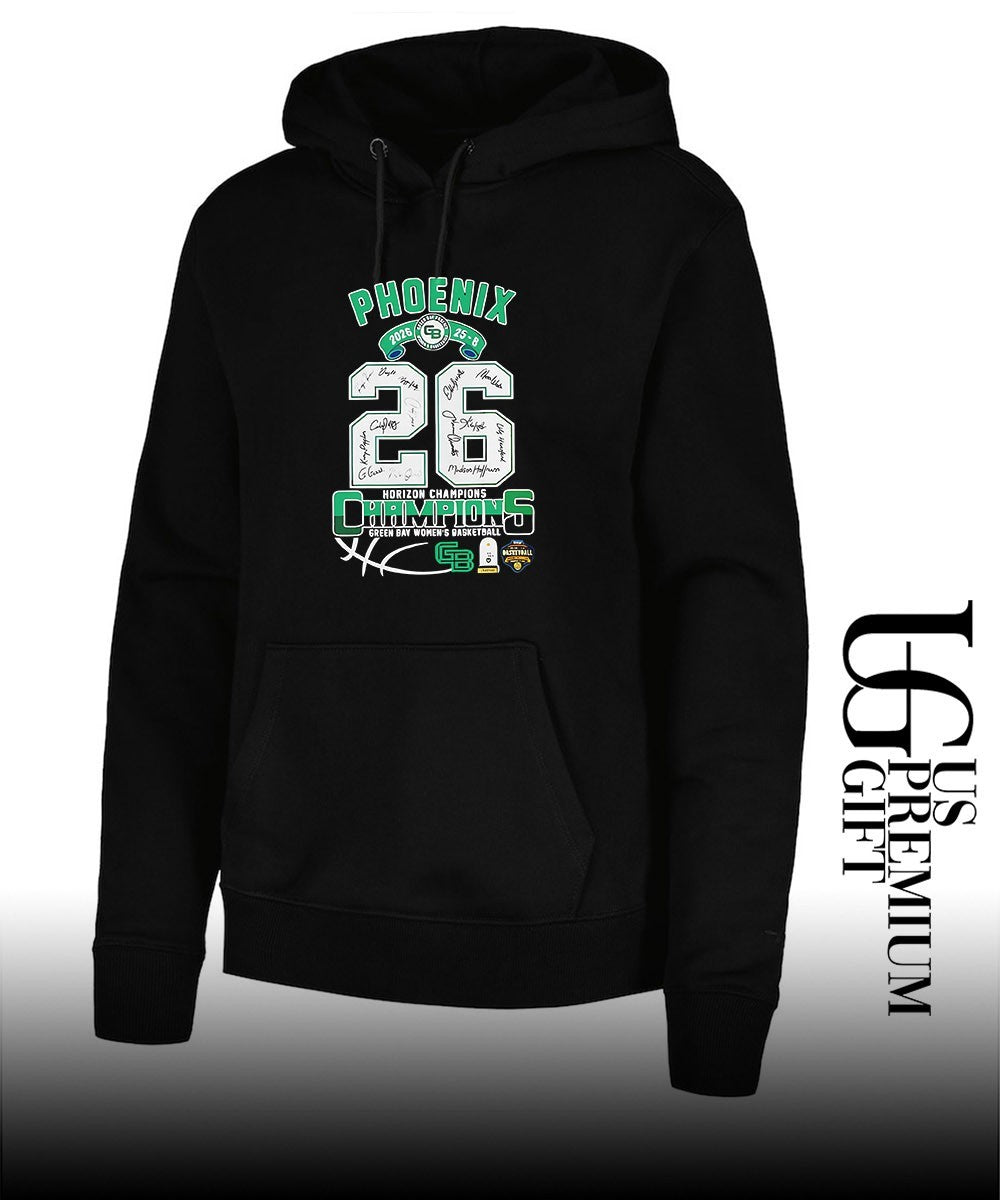 Wright State Raiders 2026 Horizon Champions Green Bay Women’s basketball shirt