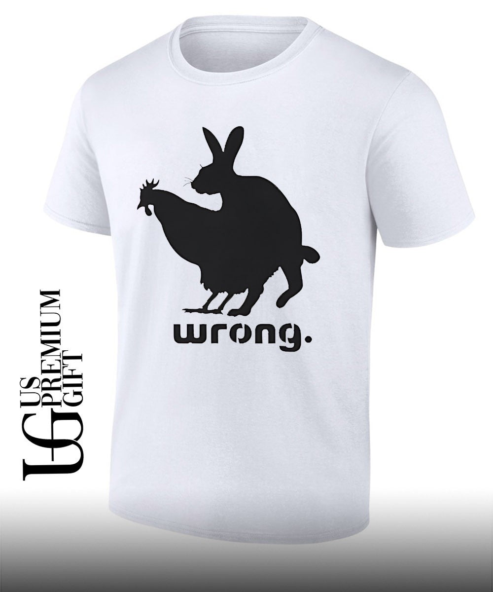 Wrong chicken and rabbit T-shirt