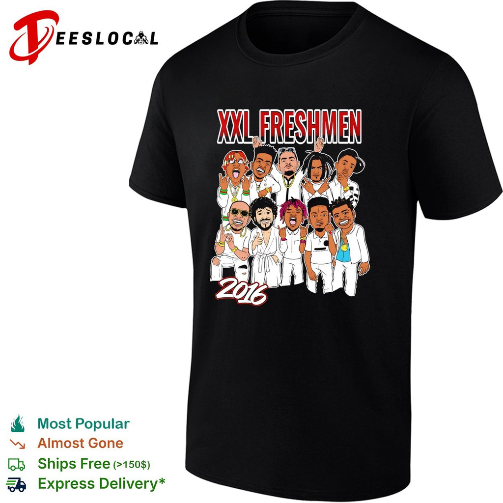 XXL Freshmen 2016 rappers cartoon shirt