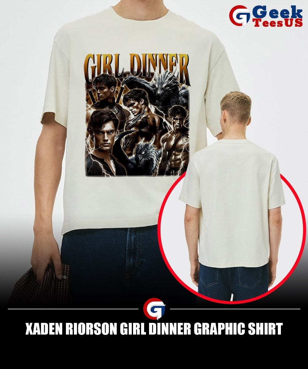Xaden Riorson Girl Dinner graphic shirt