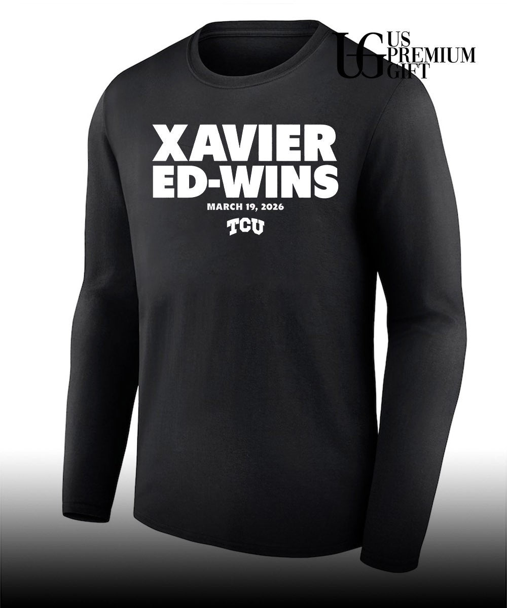 Xavier Edmonds TCU Horned Frogs NBA 2026 shirt