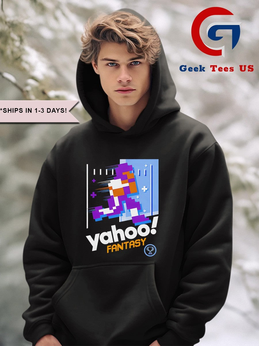 Yahoo Fantasy 8 bit shirt