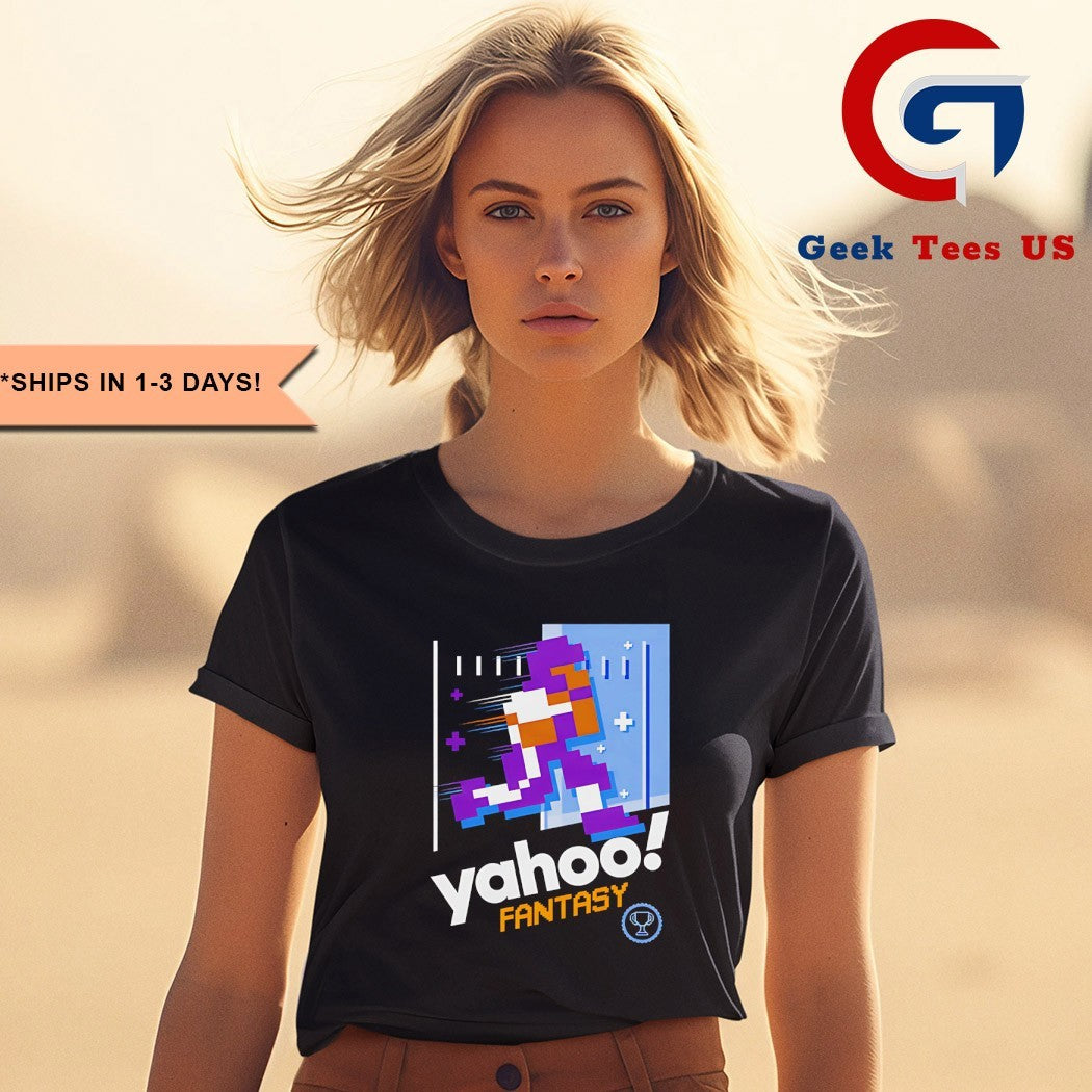 Yahoo Fantasy 8 bit shirt