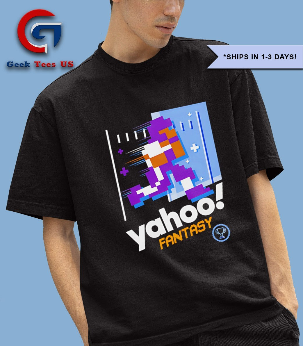 Yahoo Fantasy 8 bit shirt