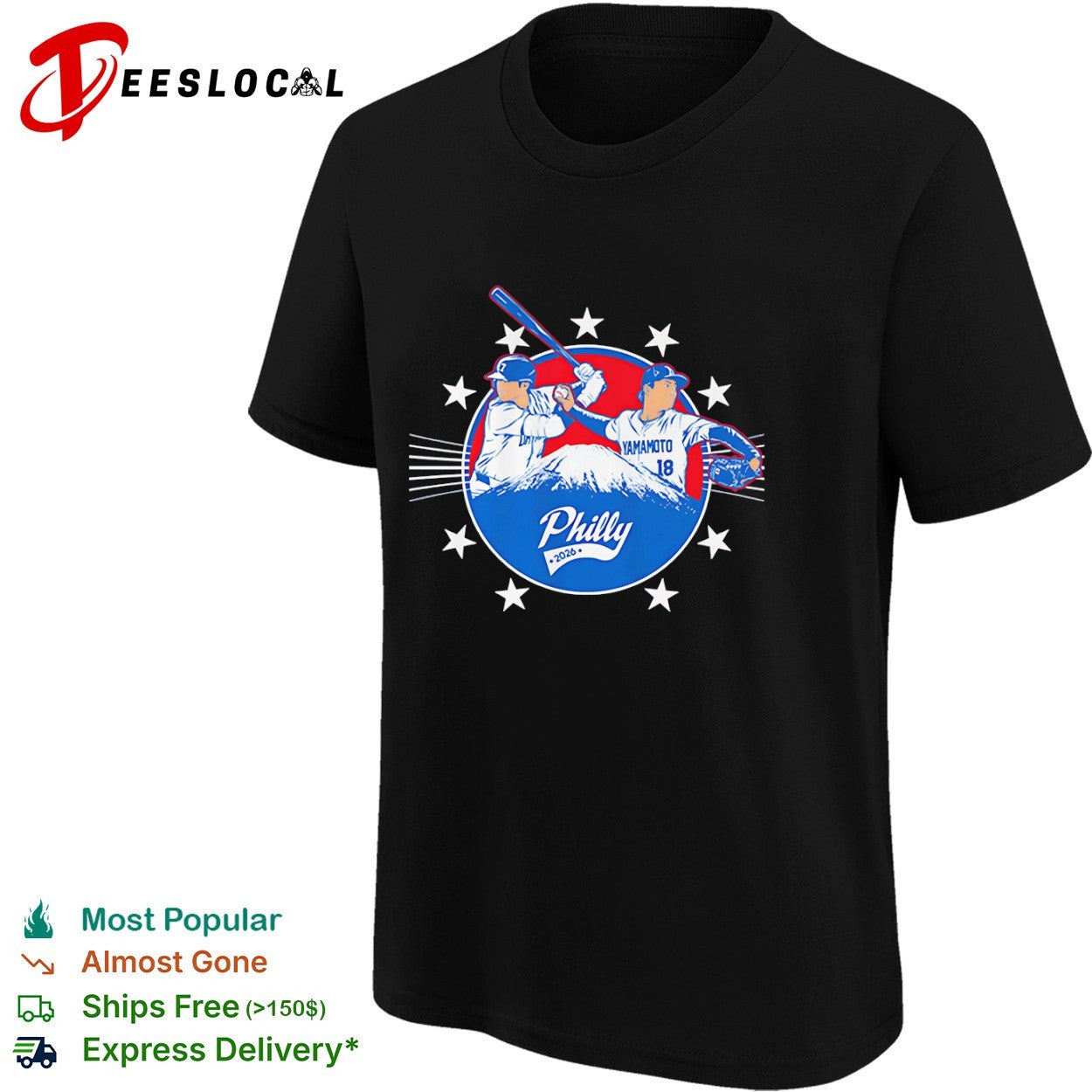 Yamamoto Los Angeles Dodgers Philly 2026 Baseball MLB shirt
