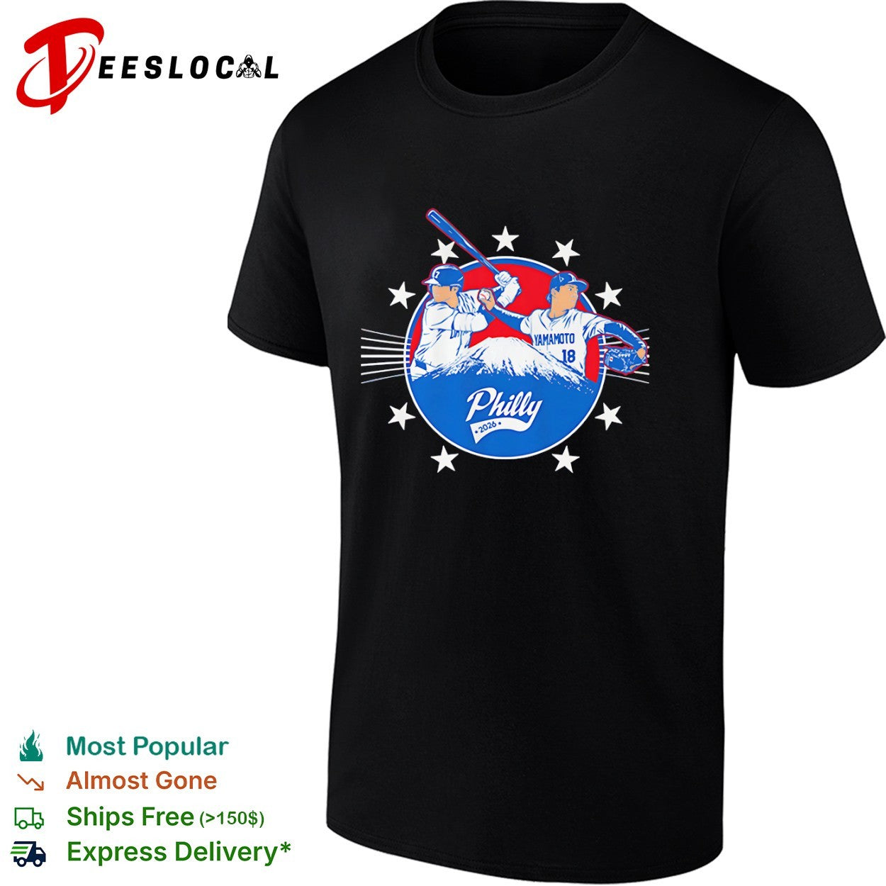 Yamamoto Los Angeles Dodgers Philly 2026 Baseball MLB shirt