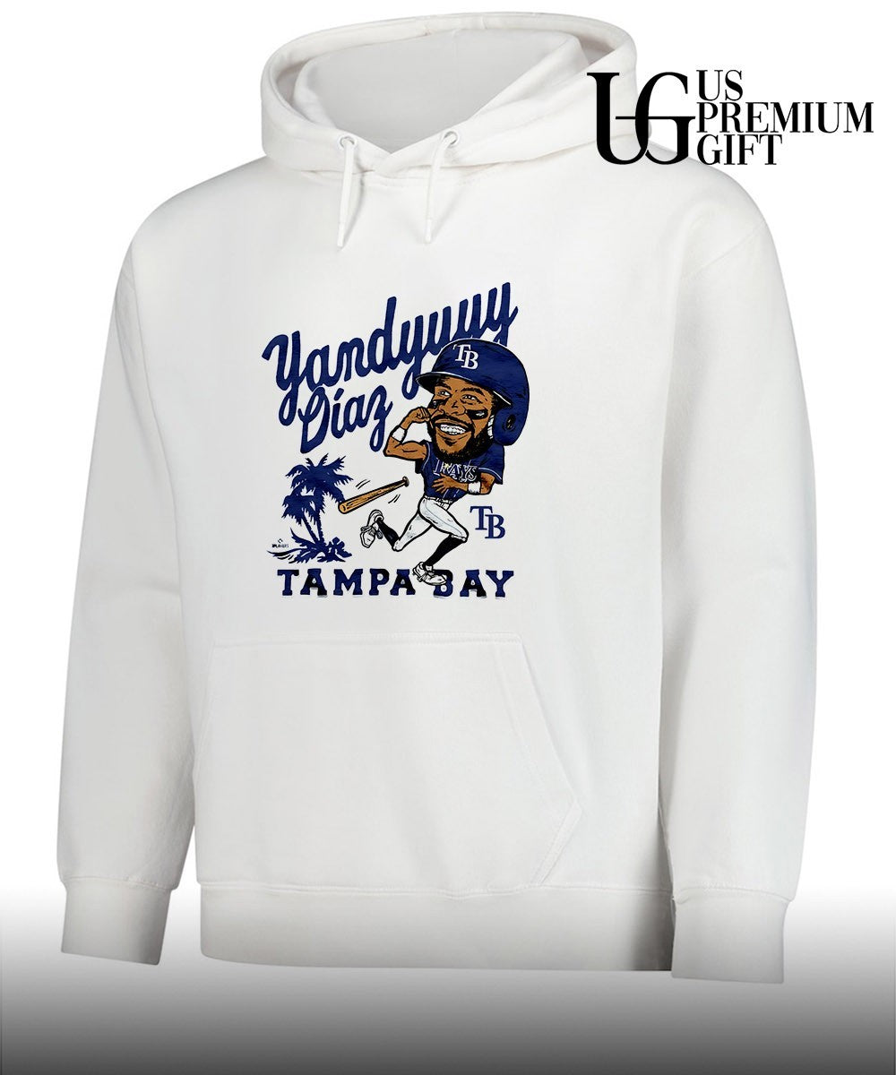 Yandy Díaz Tampa Bay Rays baseball caricature signature shirt