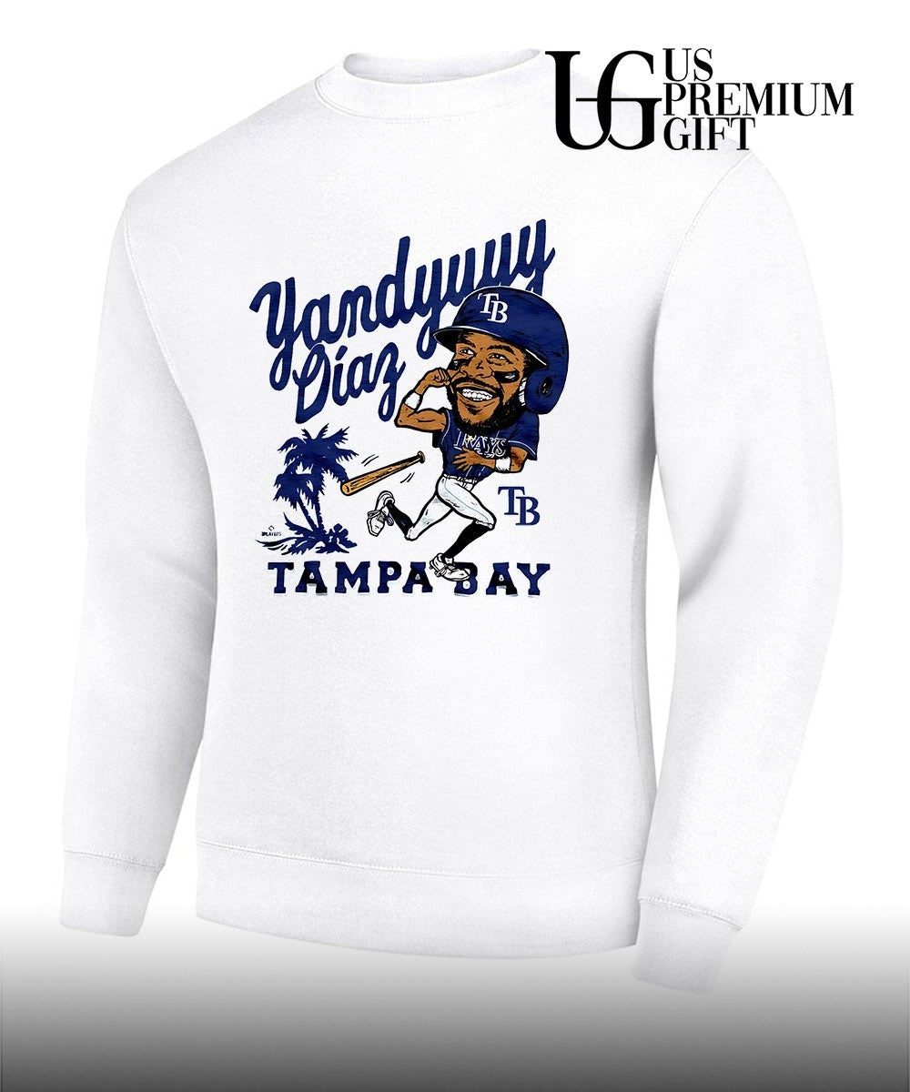 Yandy Díaz Tampa Bay Rays baseball caricature signature shirt