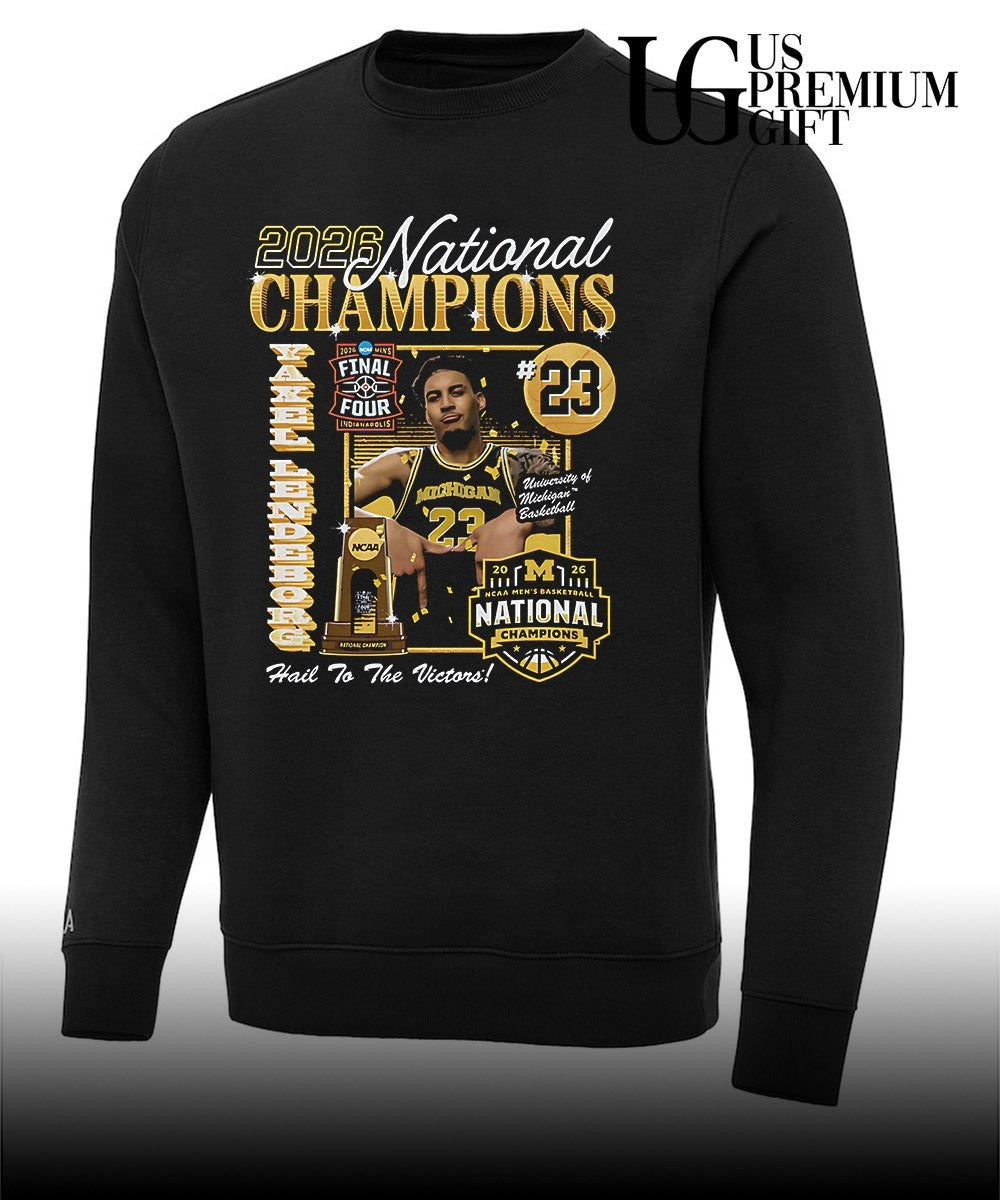 Yaxel Lendeborg Michigan Wolverines Men’s Basketball National Champion 2026 shirt
