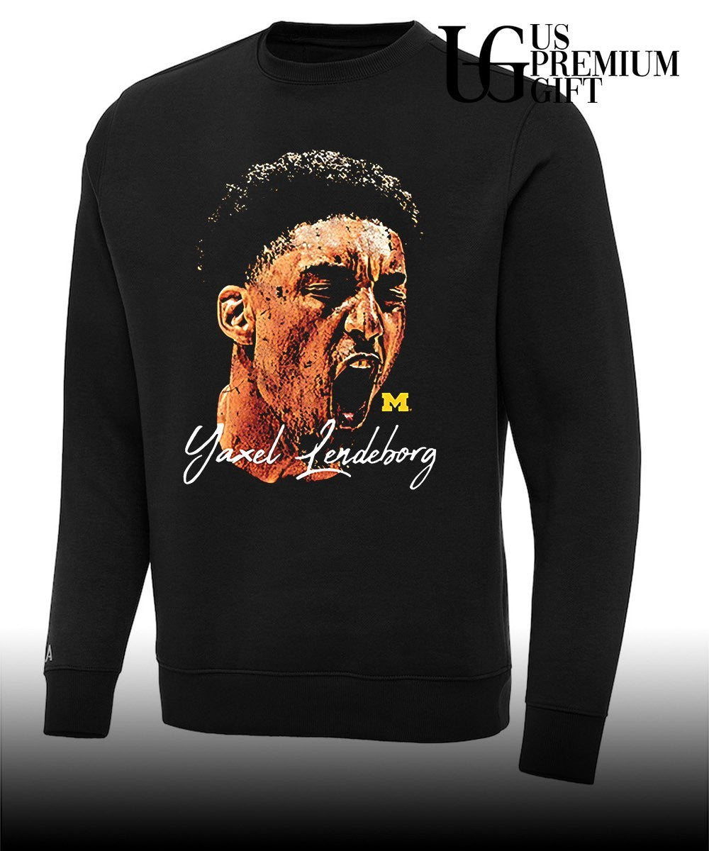 Yaxel Lendeborg scream Michigan Wolverines men’s basketball signature shirt
