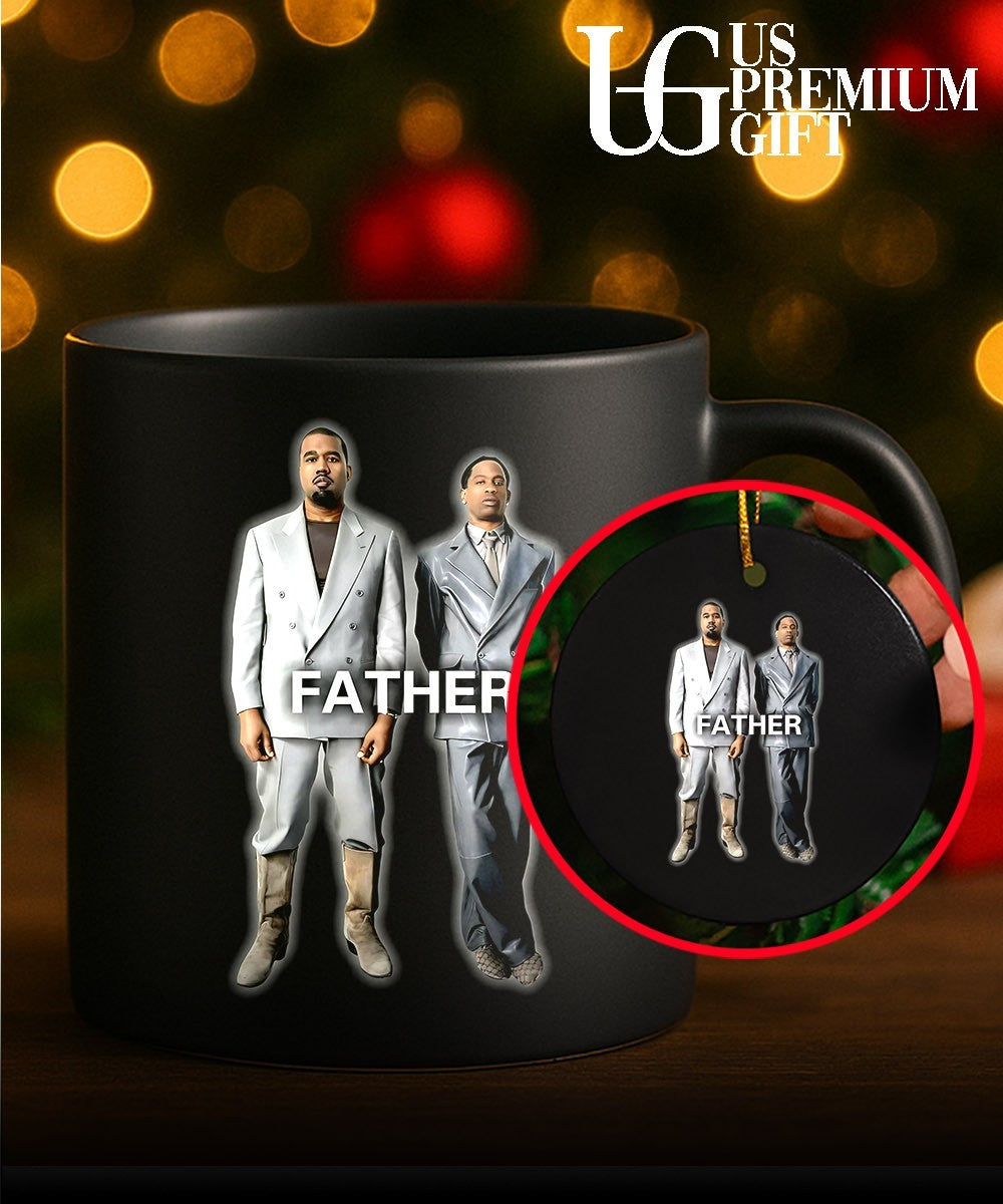Ye and Travis Scott Father shirt