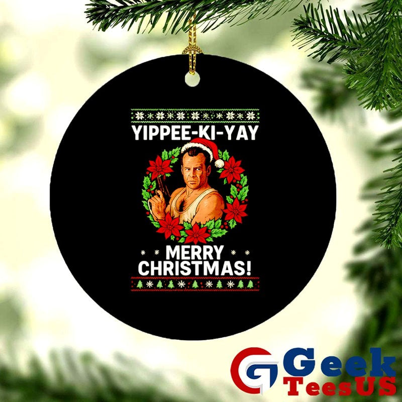 Yippee-Ki-Yy Merry Christmas ugly Xmas shirt
