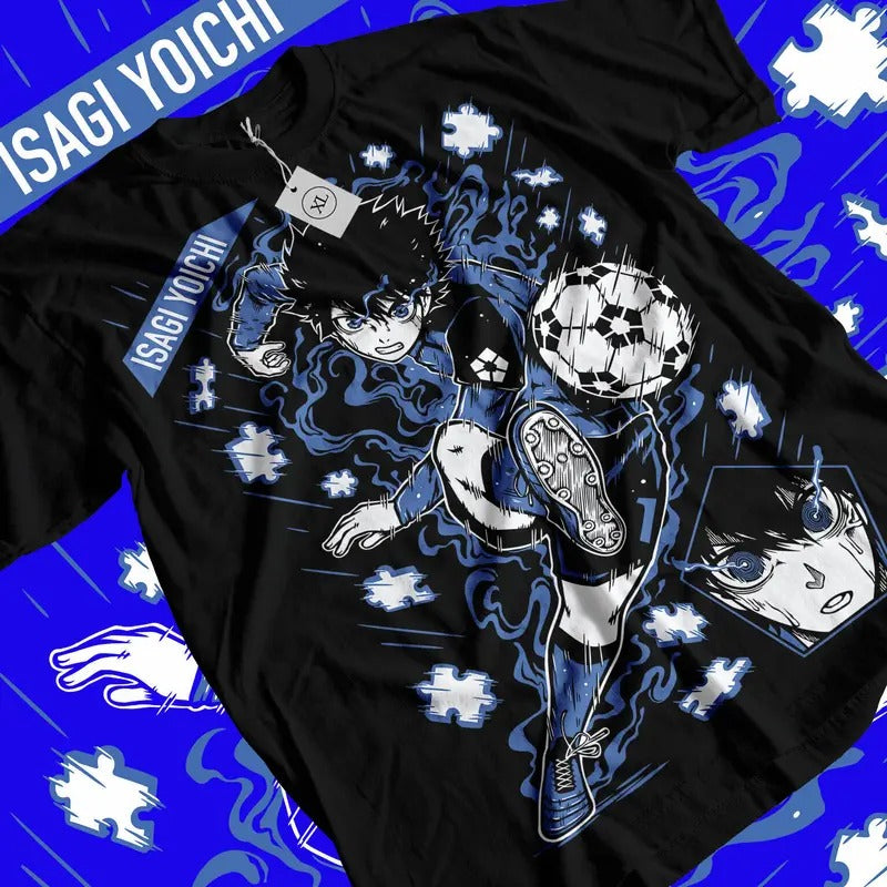 Yoichi Isagi Blue lock anime gift shirt,Meguru Bachira,Kunigami,Rin Itoshi,Nagi Hoodie Sweatshirt | HappyPodTees.com