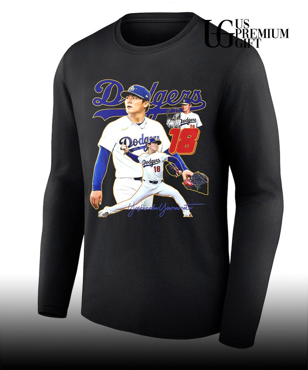 Yoshinobu Yamamoto Los Angeles Dodgers MLB 2026 signature shirt