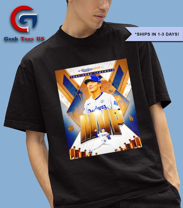 Yoshinobu Yamamoto MVP Los Angeles Dodgers 2025 Mlb World Series Champions shirt