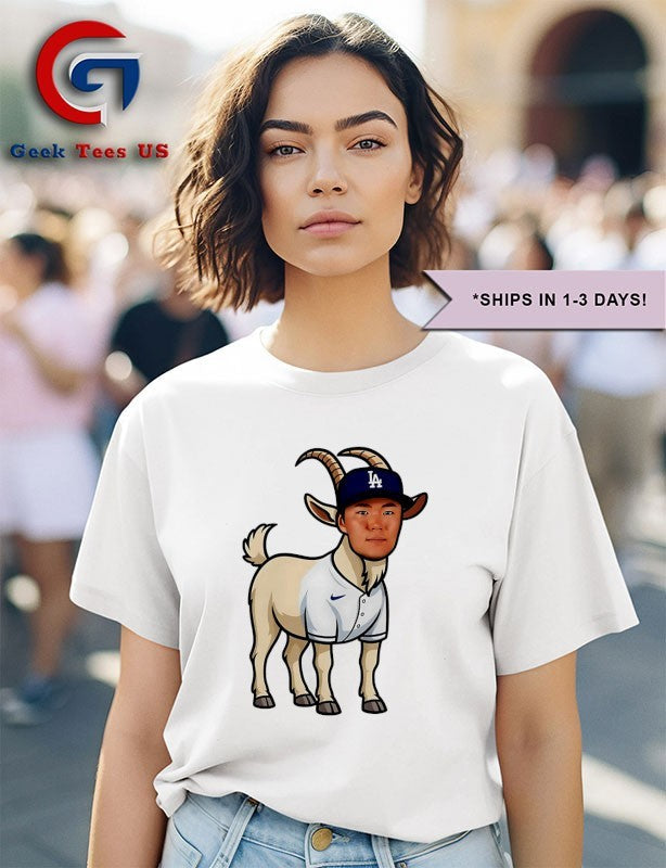 Yoshinobu Yamamoto The Goat Los Angeles Dodgers MLB World Series 2025 shirt