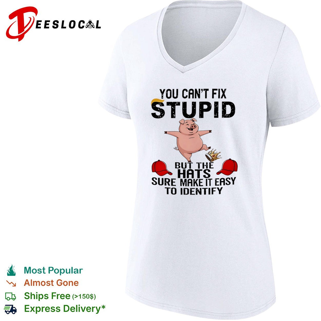 You Can’t Fix Stupid but the Hats Make It Easy to Identify shirt