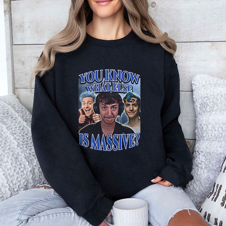 You Know What Else Is Massive Ninja Low Taper Fade Meme T Shirt
