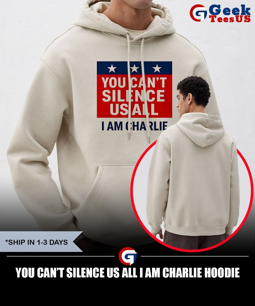You can’t silence us all I am Charlie shirt