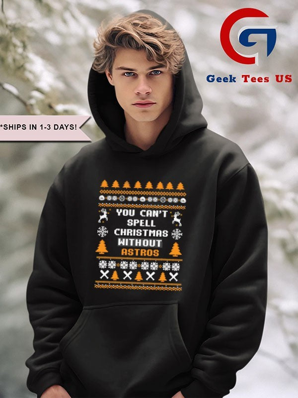 You can’t spell Christmas without Houston Astros MLB ugly Xmas 2025 shirt