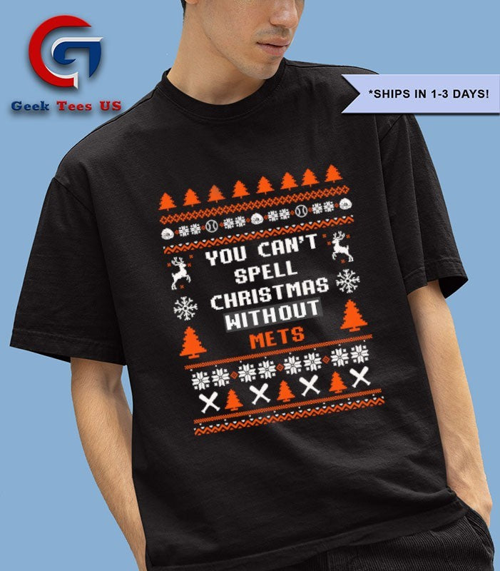 You can’t spell Christmas without New York Mets MLB ugly Xmas 2025 shirt