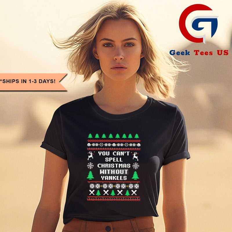 You can’t spell Christmas without New York Yankees MLB ugly Xmas 2025 shirt