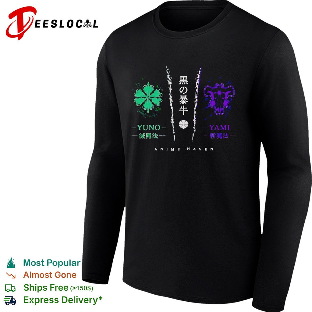 Yuno and Yami Black Bulls Anime Haven shirt