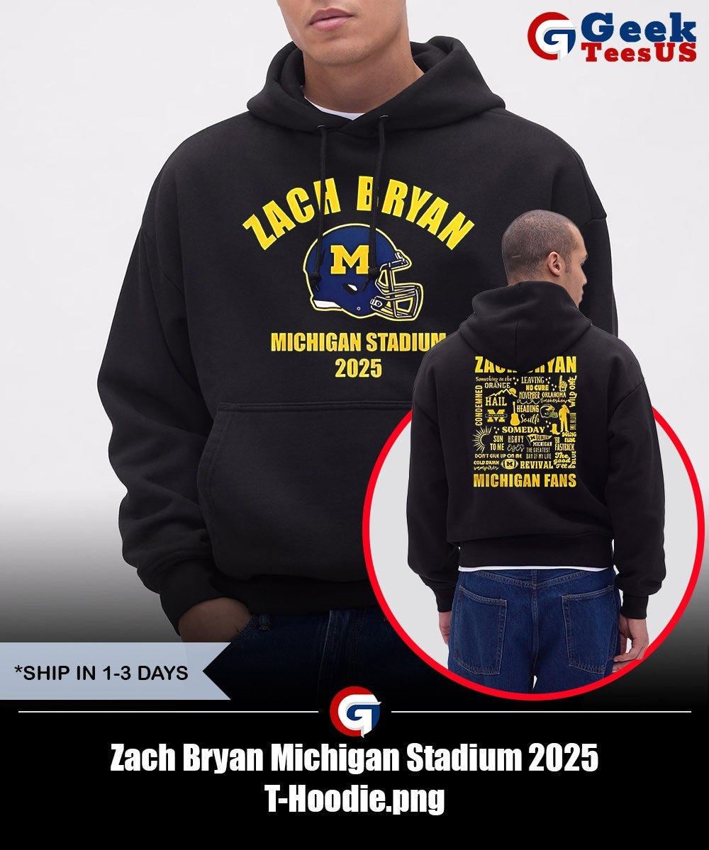 Zach Bryan Michigan Stadium 2025 T-shirt