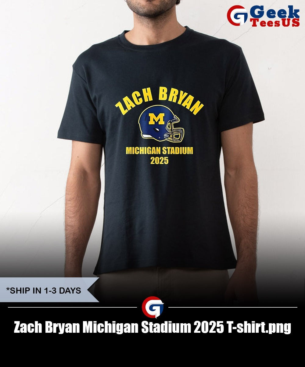 Zach Bryan Michigan Stadium 2025 T-shirt