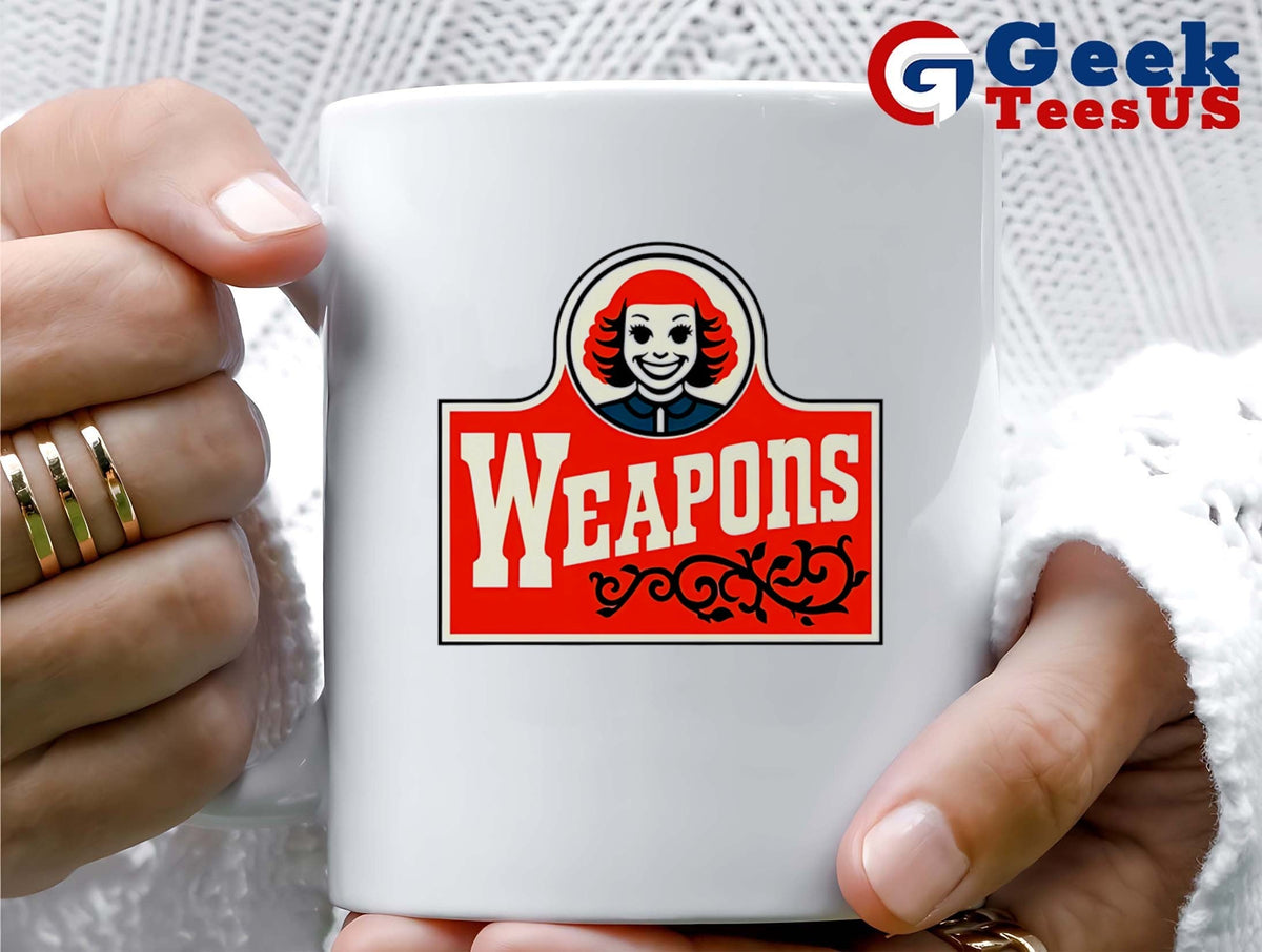 Zach Cregger wearing Weapons Wendy’s shirt