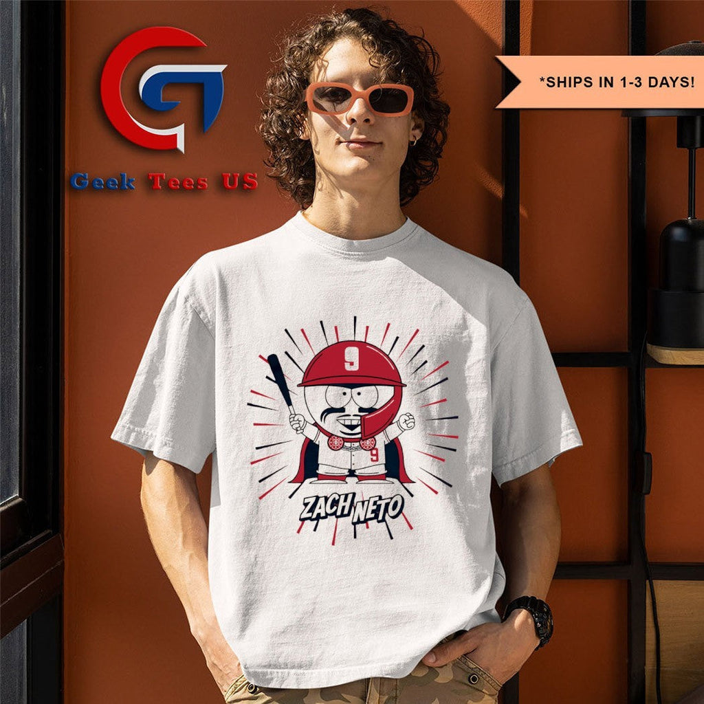 Zach Neto Professor Chaos South Park shirt