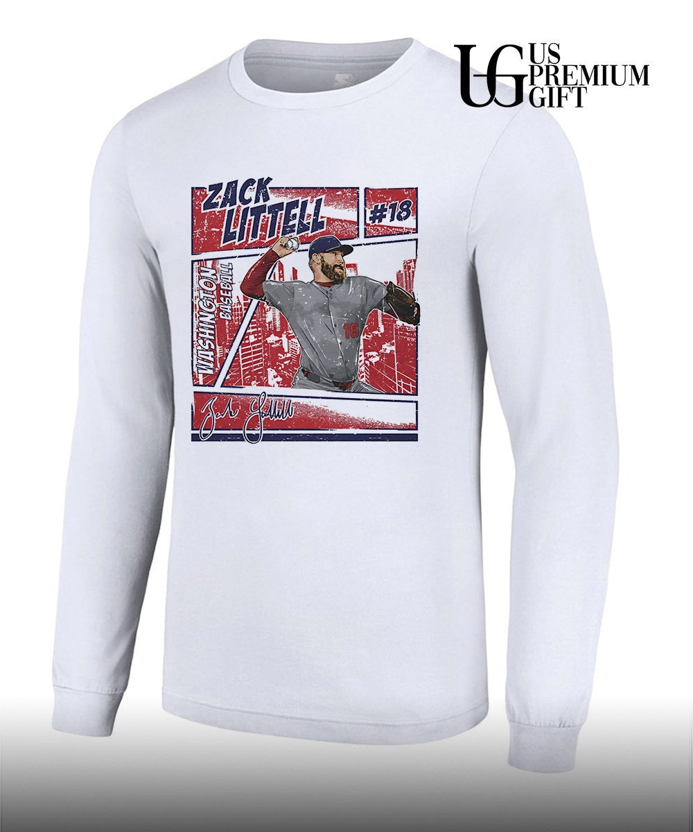 Zack Littell Washington Nationals baseball signature shirt