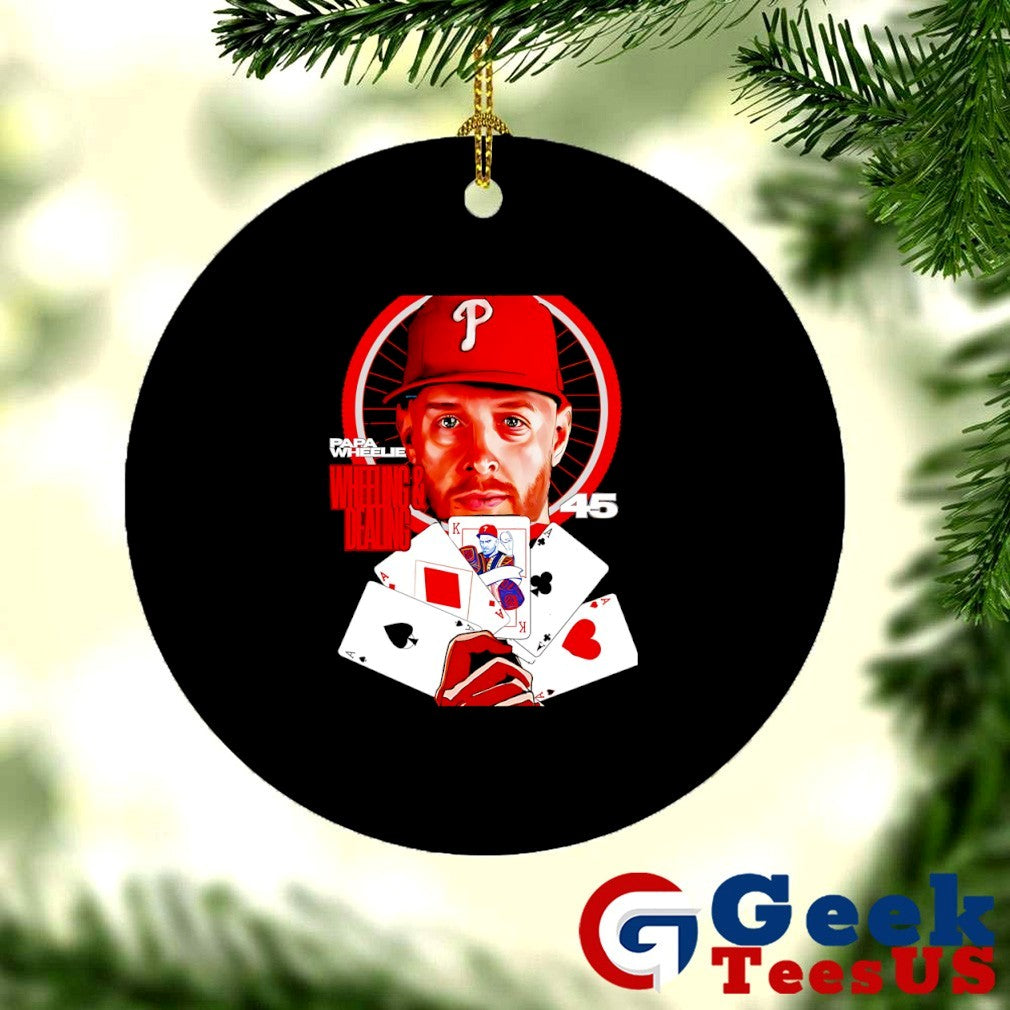 Zack Wheeler Papa Wheelie Wheeling and Dealing playing card shirt