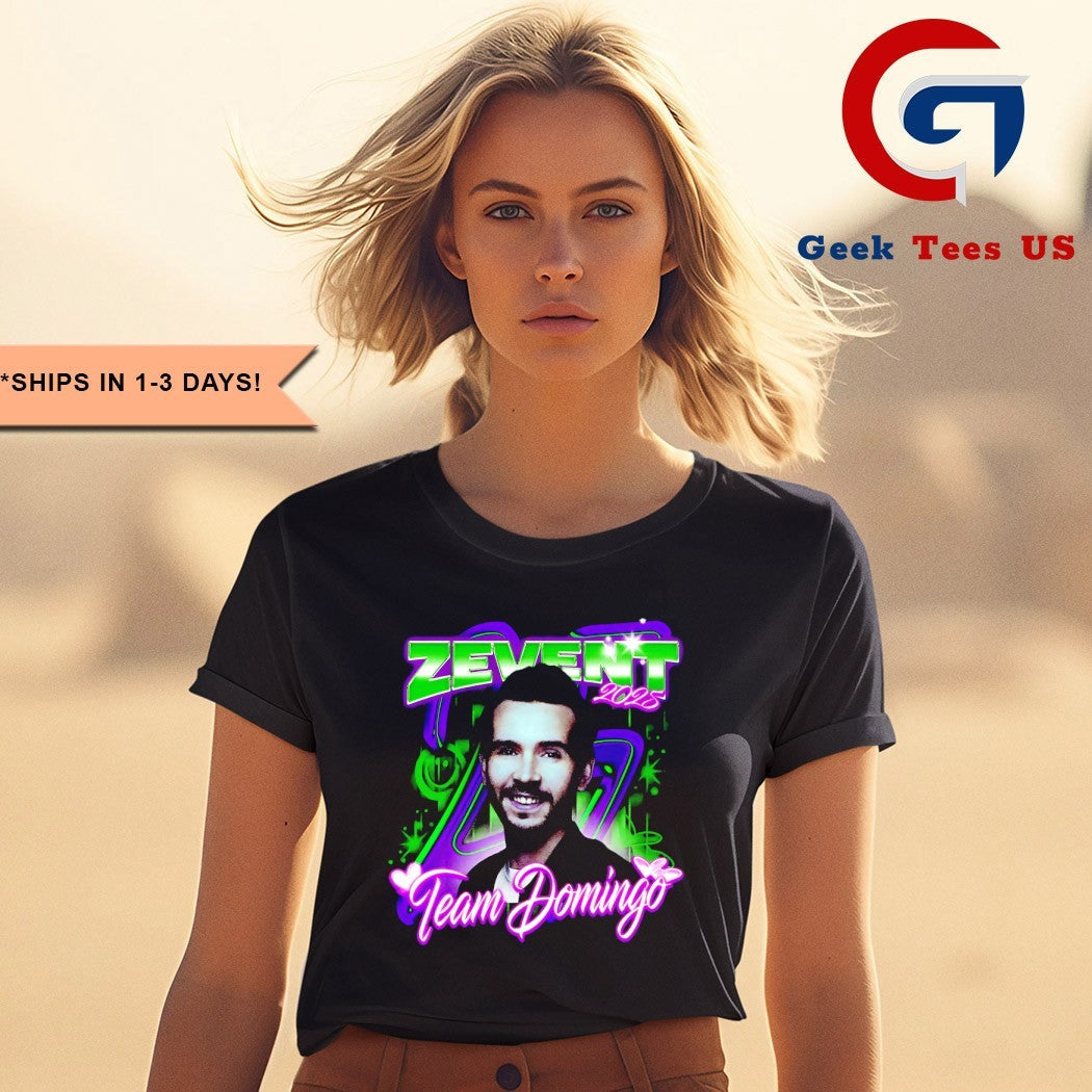 Zevent 2025 Team Domingo graphic shirt
