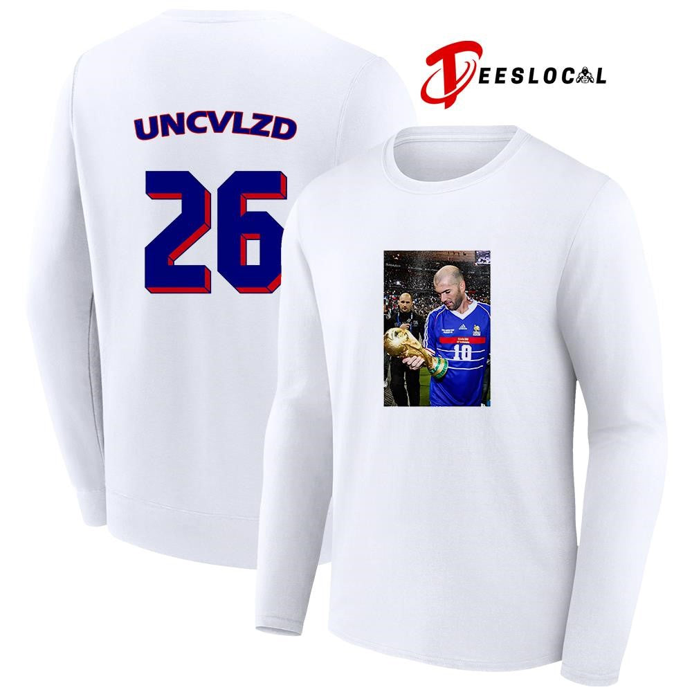 Zidane uncivilized 26 shirt