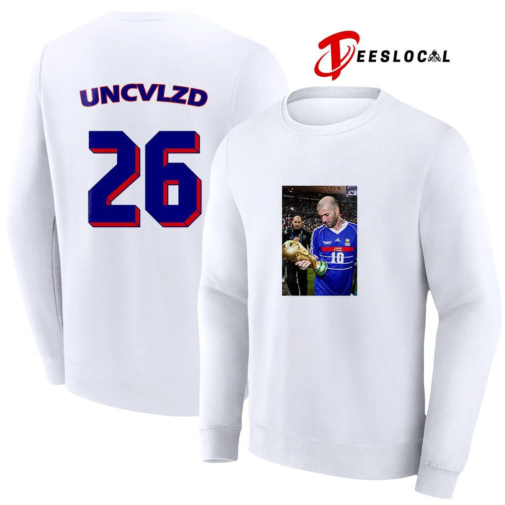 Zidane uncivilized 26 shirt
