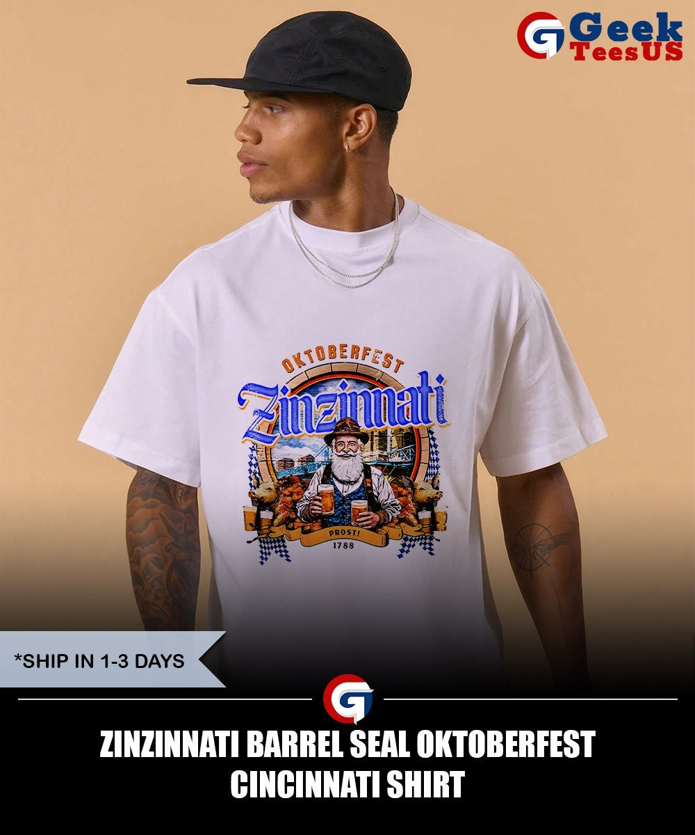 Zinzinnati Barrel Seal Oktoberfest Cincinnati shirt
