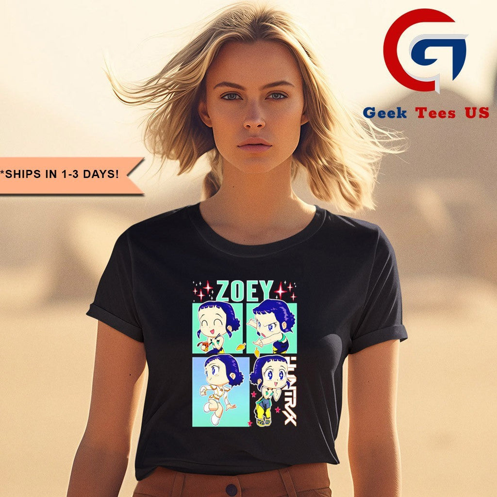 Zoey Kpop Demon Hunters chibi shirt