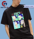Zoey Kpop Demon Hunters chibi shirt