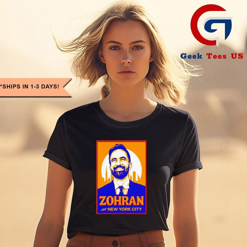 Zohran Mamdani For New York City Mayor 2025 poster shirt