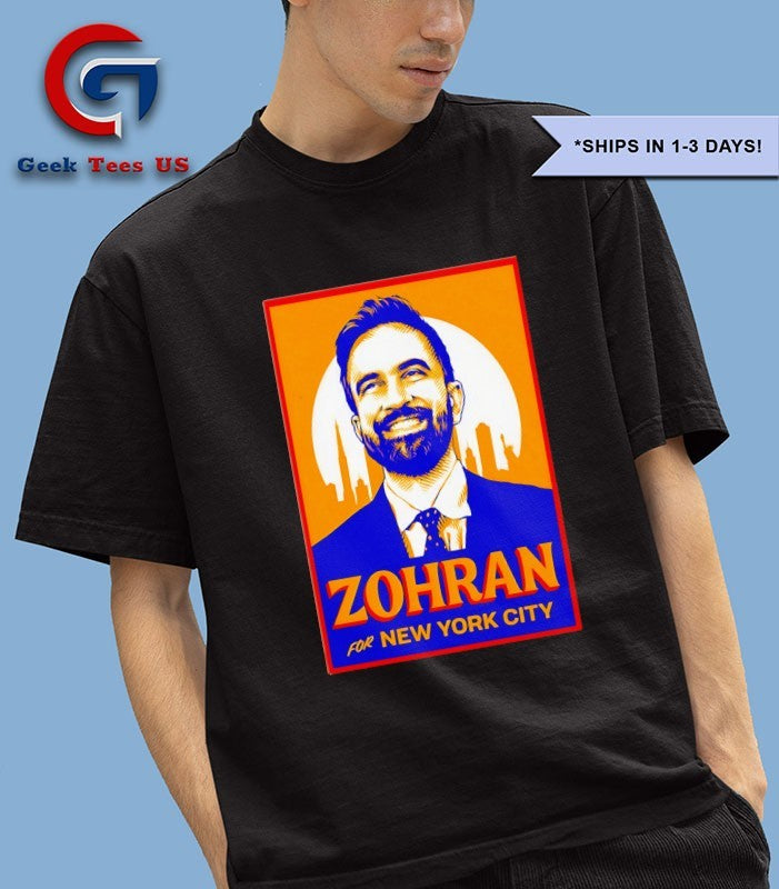 Zohran Mamdani For New York City Mayor 2025 poster shirt