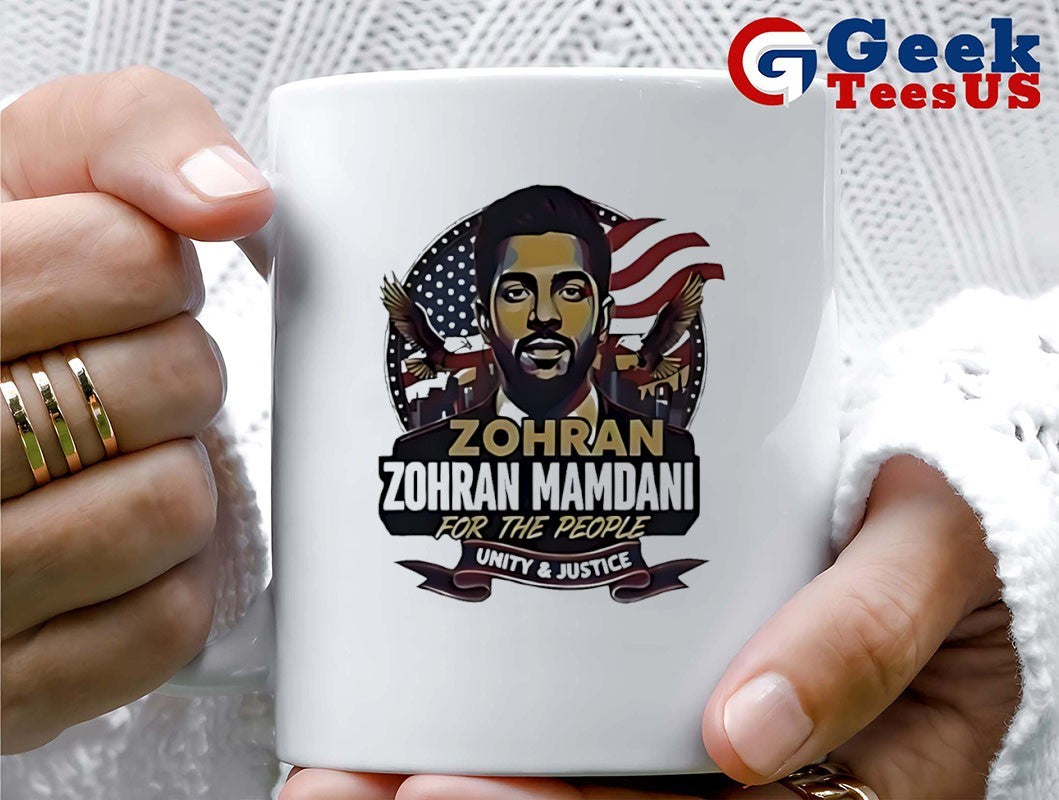 Zohran Mamdani for the People Unity and Justice USA flag shirt