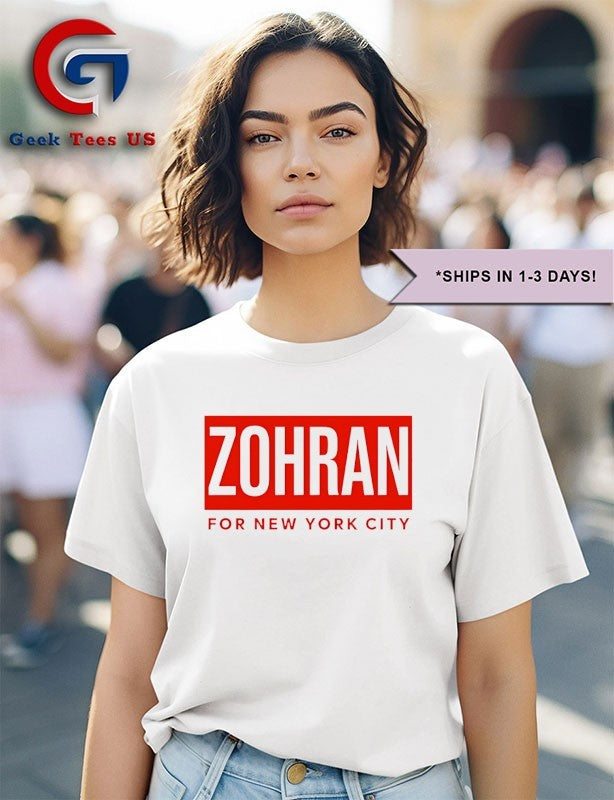 Zohran for New York City T-shirt