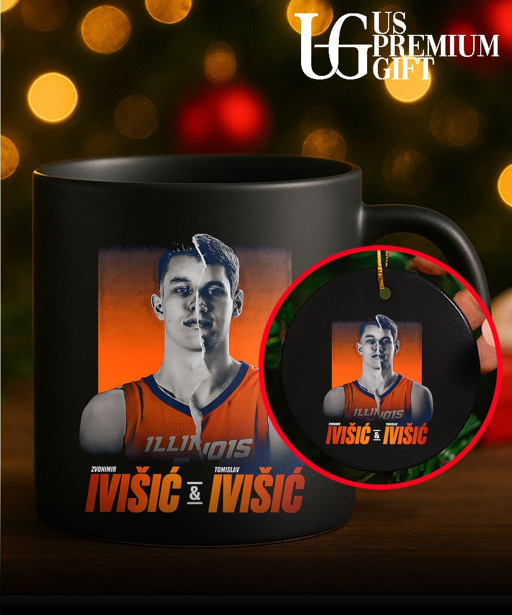 Zvonimir Ivisic vs Tomislav Ivisic Illinois Fighting Illini men’s basketball 2026 portrait shirt