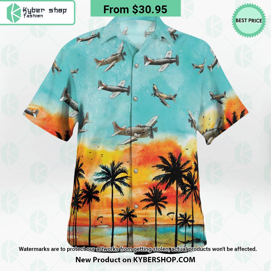 A-1 Skyraider Hawaiian Shirt