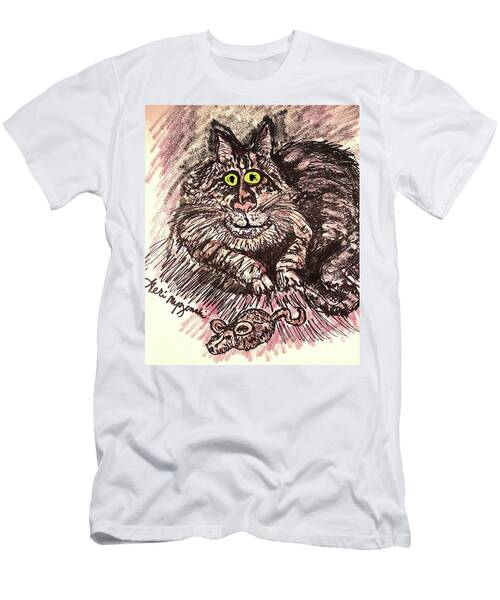 A Cat With His Mouse Catnip Toy T-Shirt